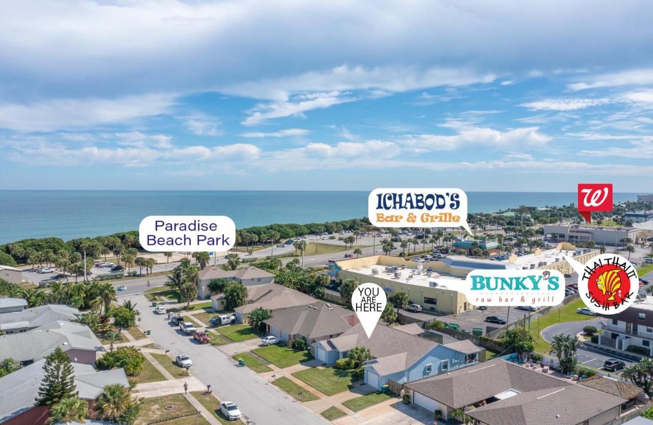 Oceanview Haven - 2Br Beach Townhome With Patio, Shared Heated Pool Steps From Paradise Beach Park! Melbourne Kültér fotó